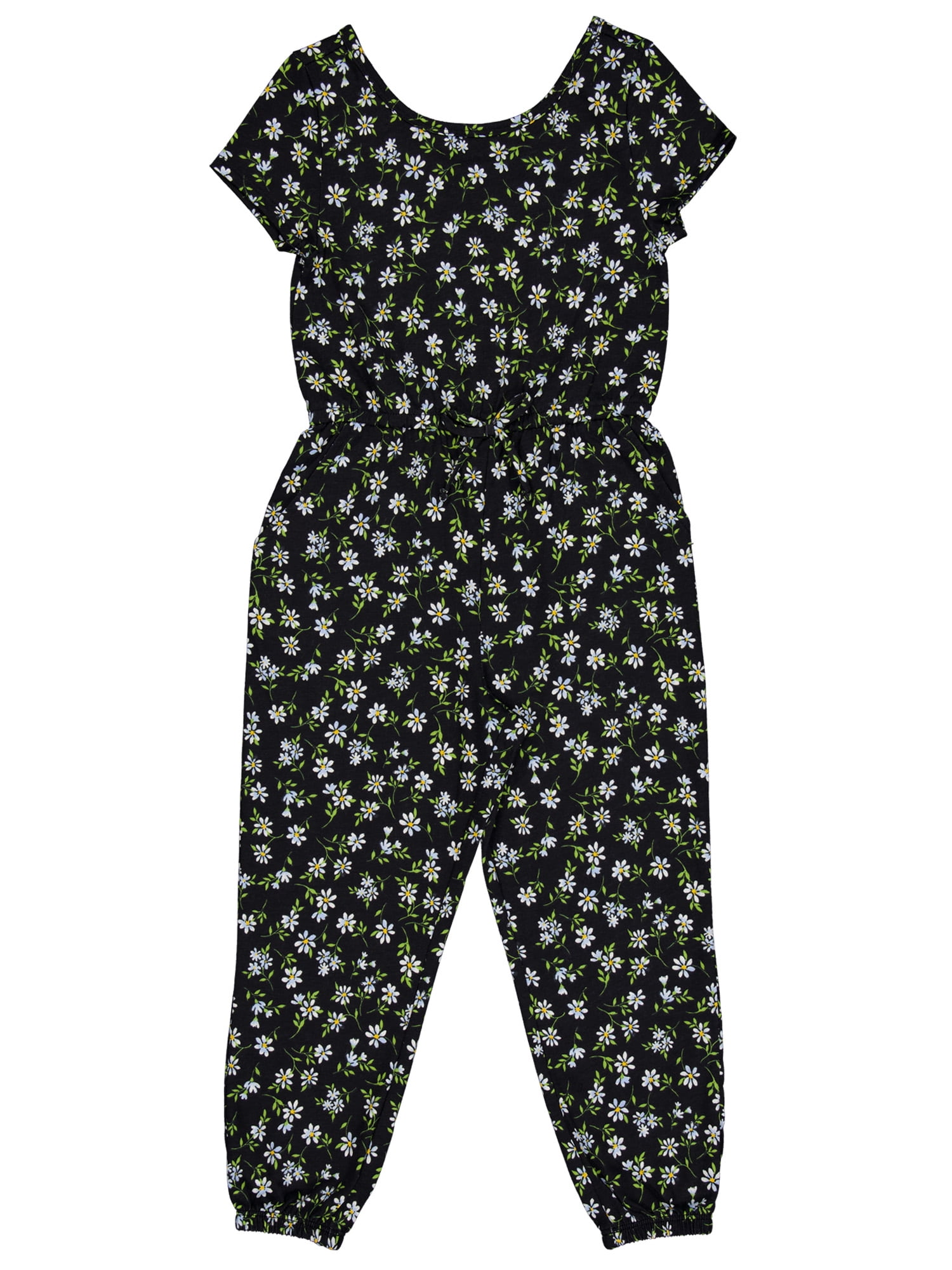 Wonder Nation Girls Play Jumpsuit, Sizes 4-18 & Plus