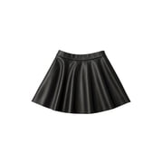 Wonder Nation Girls Pleather Skater Skirt, Sizes 4-18 & Plus