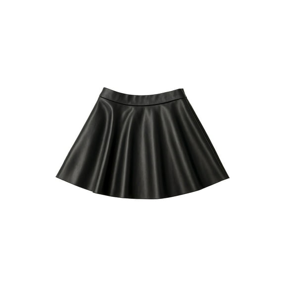 Wonder Nation Girls Pleather Skater Skirt, Sizes 4-18 & Plus