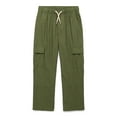 thumbnail image 1 of Wonder Nation Poplin Cargo Pant, Sizes XS-XXL & Husky, 1 of 3