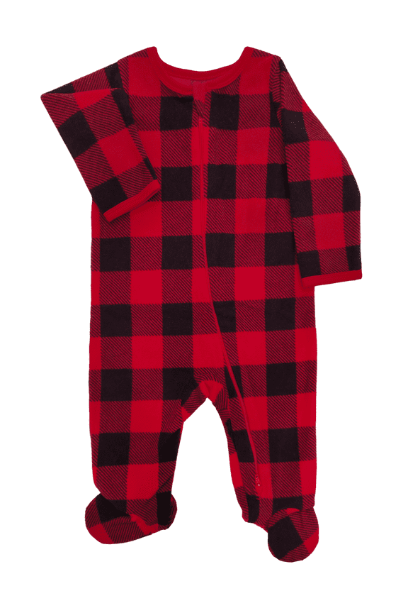 Baby Gender Neutral Zip Front Footed Sleep N Play Pajamas, Sizes Preemie-6/9 Months