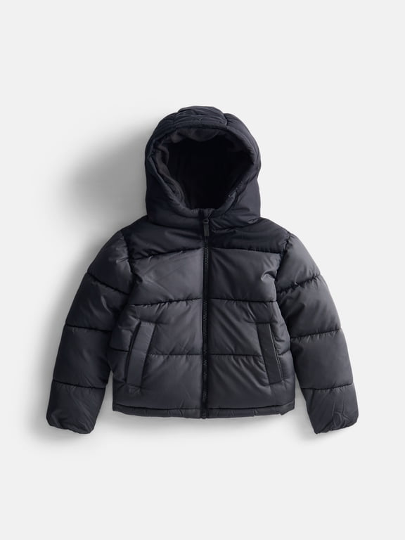 Boys Heavyweight Quilted Puffer Jacket, Sizes 4-18 & Husky