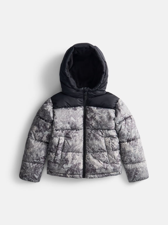 Boys Heavyweight Quilted Puffer Jacket, Sizes 4-18 & Husky