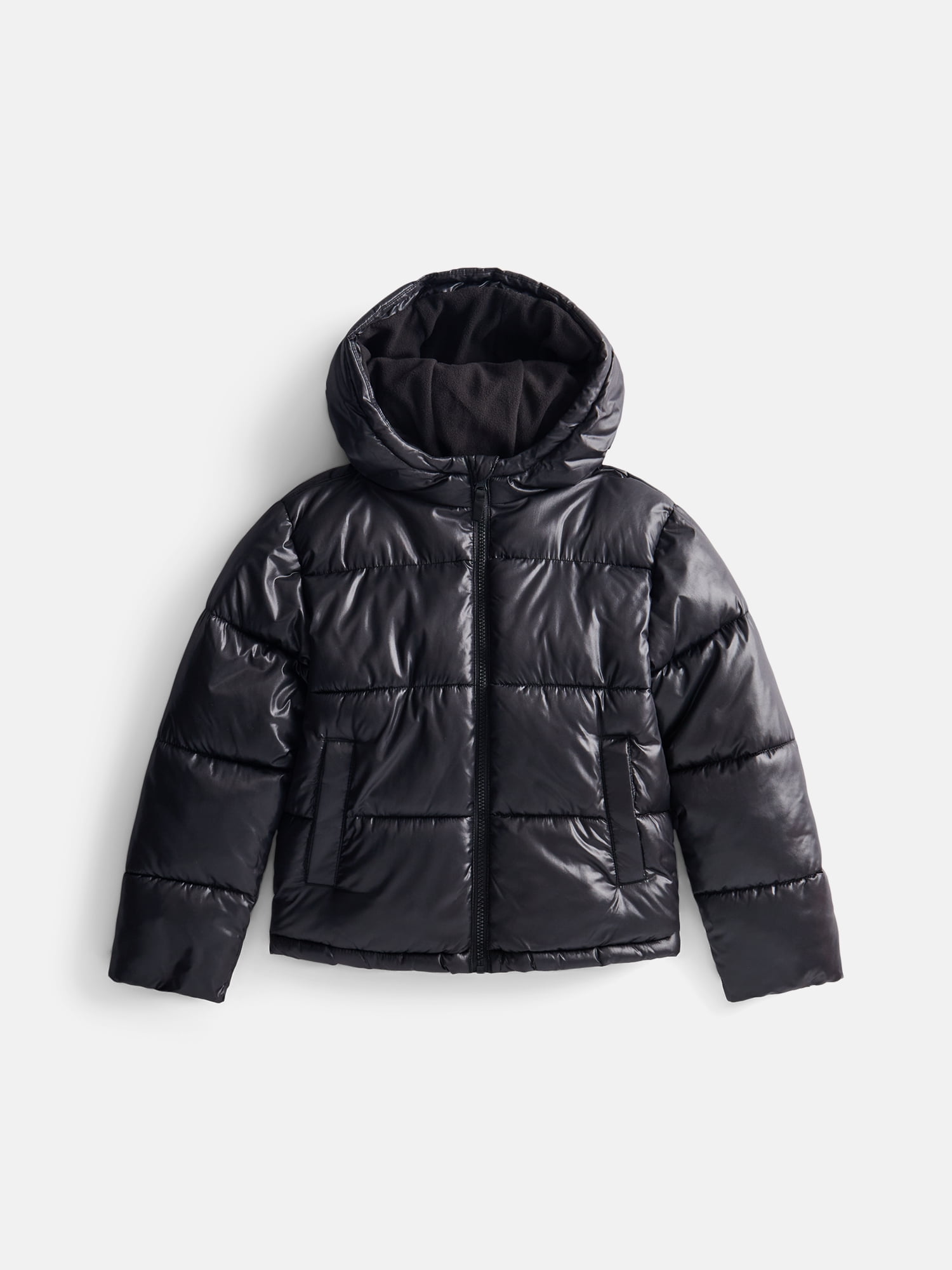 Wonder Nation Boys Woven Puffer Jacket, Sizes 4-18 & Husky