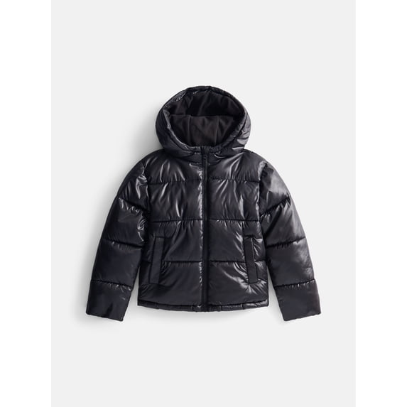 Wonder Nation Boys Heavyweight Quilted Puffer Jacket, Sizes 4-18 & Husky