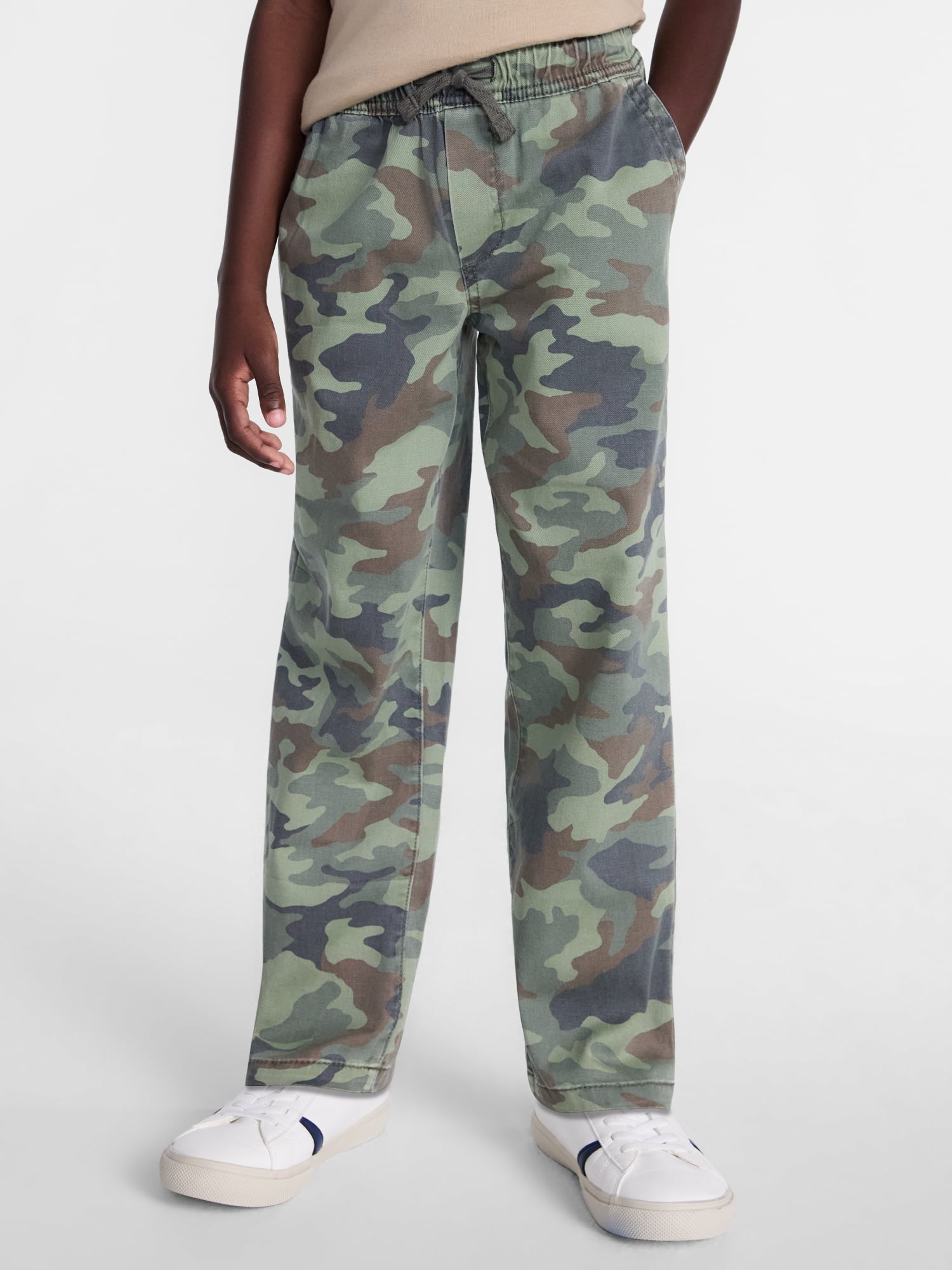 Wonder Nation Boys Pull On Pants, Sizes 4-18 & Husky