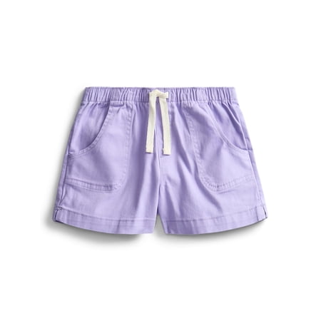 Wonder Nation Girls Pull-On Shorts, Sizes 4-18 & Plus