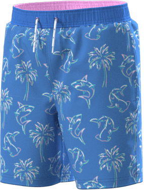 Wonder Nation Little and Big Boys Quick Dry Swim Trunks with UPF50+, Sizes 4-18 & Husky