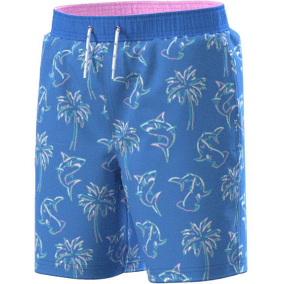 Wonder Nation Little and Big Boys Quick Dry Swim Trunks with UPF50+, Sizes 4-18 & Husky
