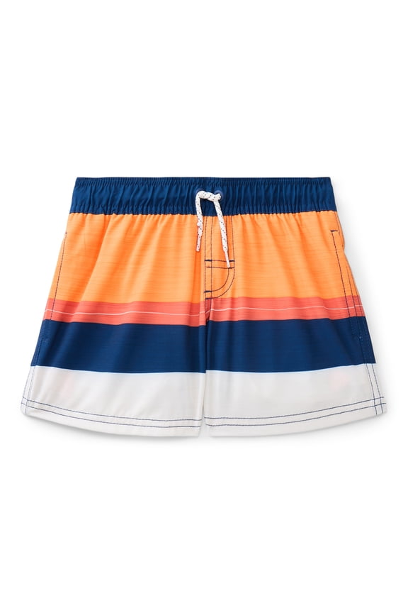Boys Quick Dry Stretch Swim Trunks with UPF50, Sizes 4-18 & Husky
