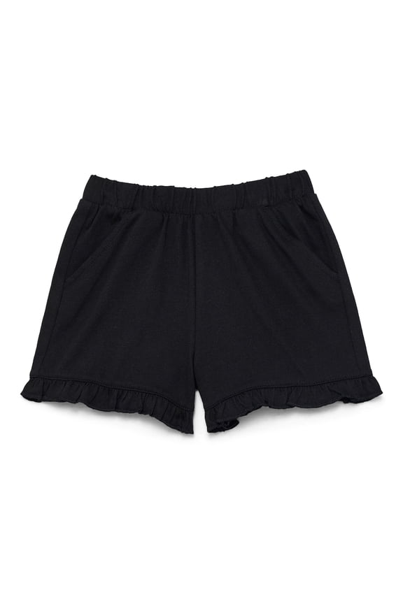 Toddler Girls Ruffle Hem Shorts, Sizes 18M-5T