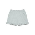 thumbnail image 1 of Wonder Nation Toddler Girl Solid and Printed Ruffle Hem Shorts, Sizes 18M-5T, 1 of 3