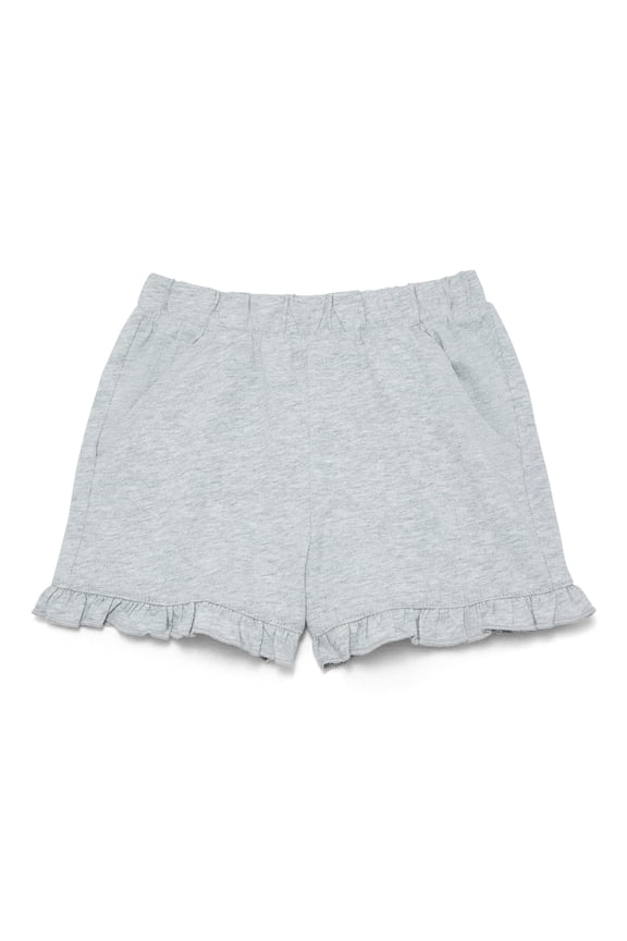 Toddler Girl Solid and Printed Ruffle Hem Shorts, Sizes 18M-5T