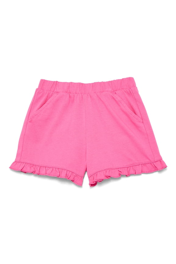Toddler Girls Ruffle Hem Shorts, Sizes 18M-5T