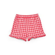 Wonder Nation Toddler Girls Patriotic Ruffle Hem Shorts, Sizes 18M-5T