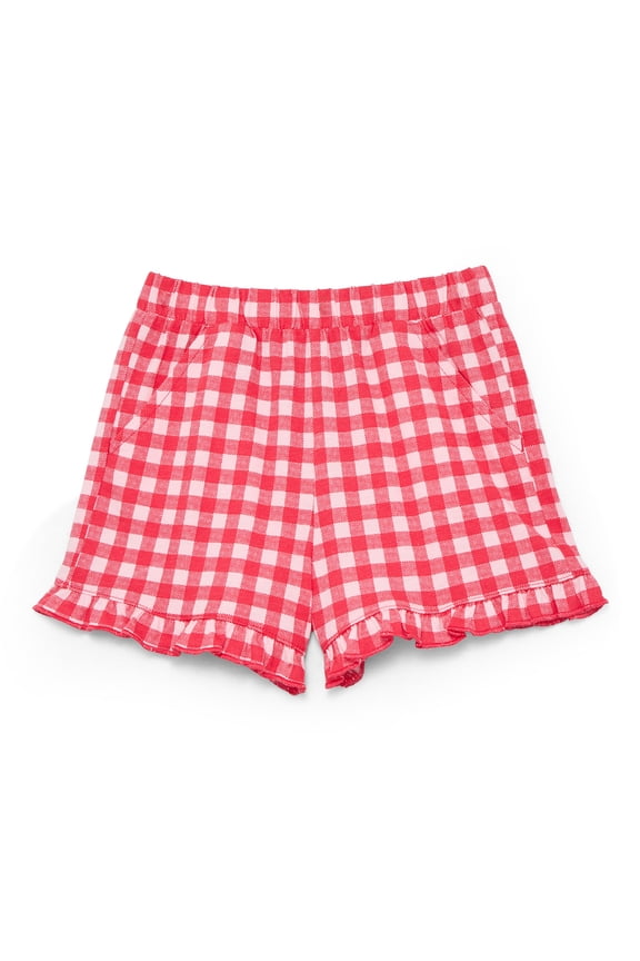 Toddler Girls Ruffle Hem Shorts, Sizes 18M-5T