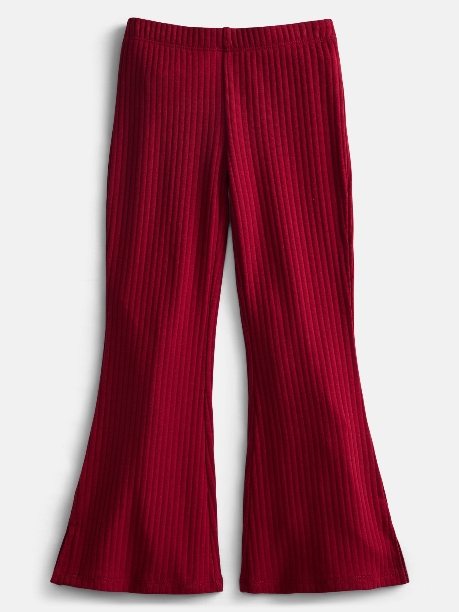 Wonder Nation Girls' Ribbed Flare Pants, Sizes 4-18