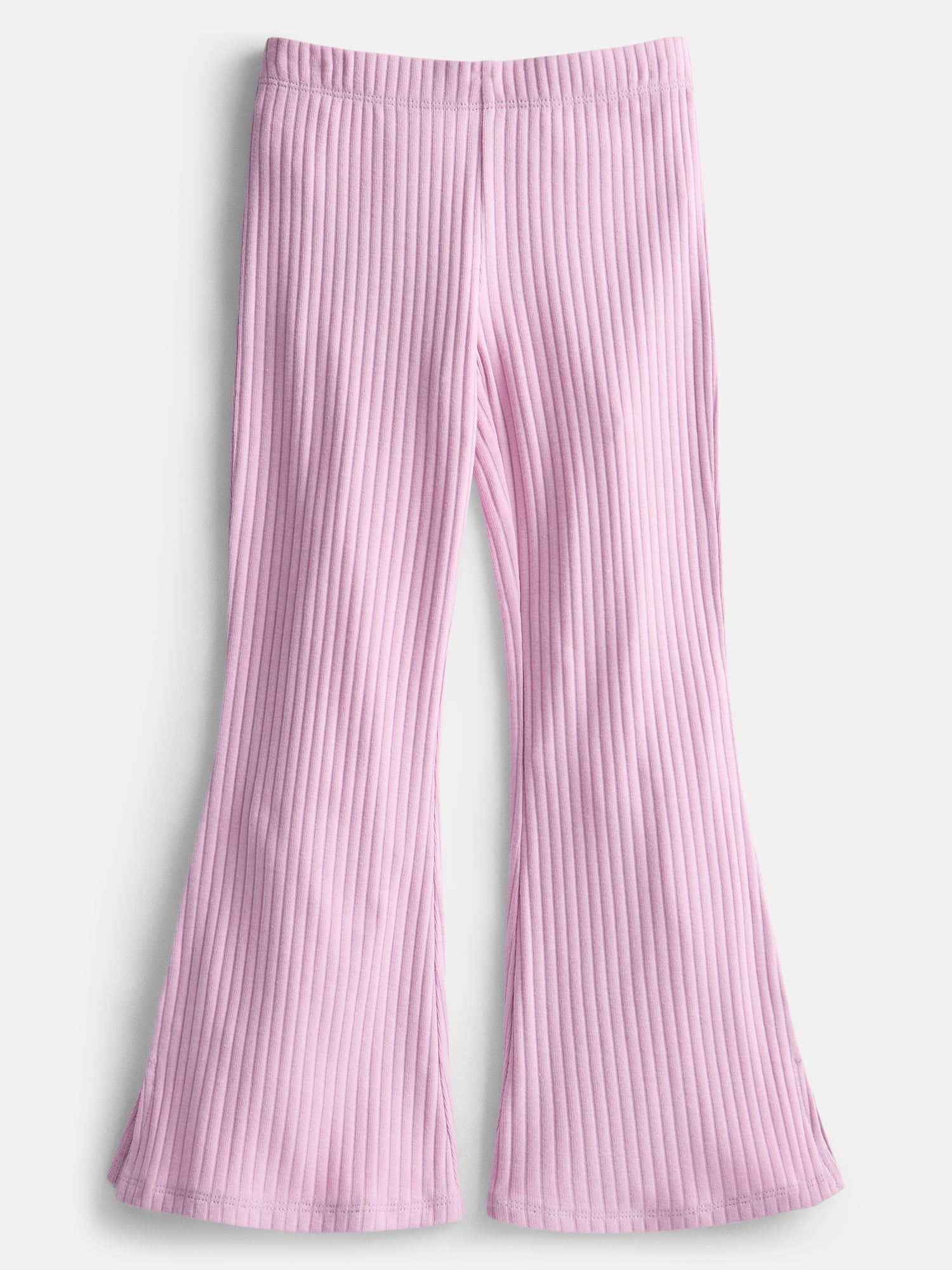 Wonder Nation Girls' Ribbed Flare Pants, Sizes 4-18