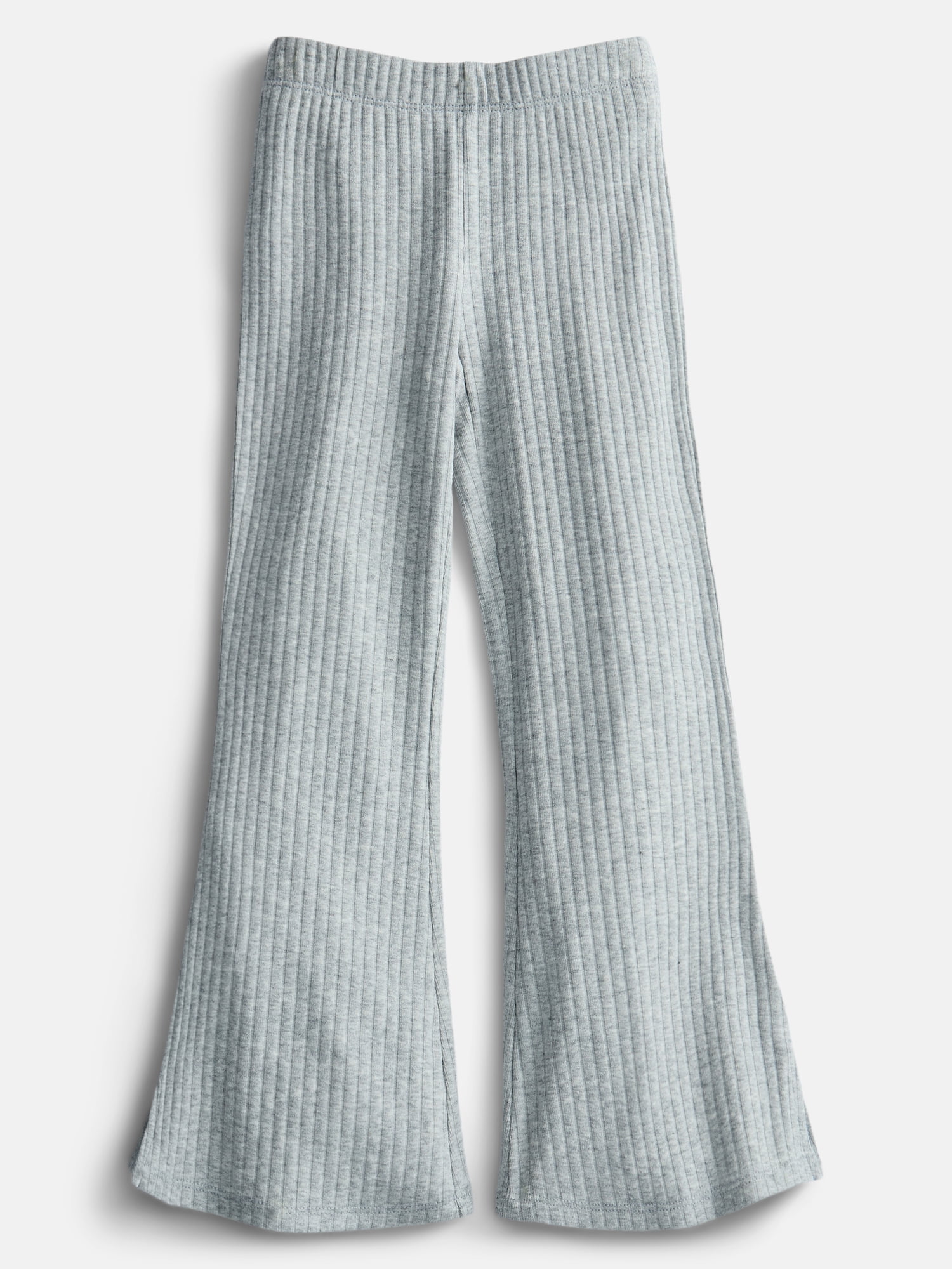 Wonder Nation Girls' Ribbed Flare Pants, Sizes 4-18