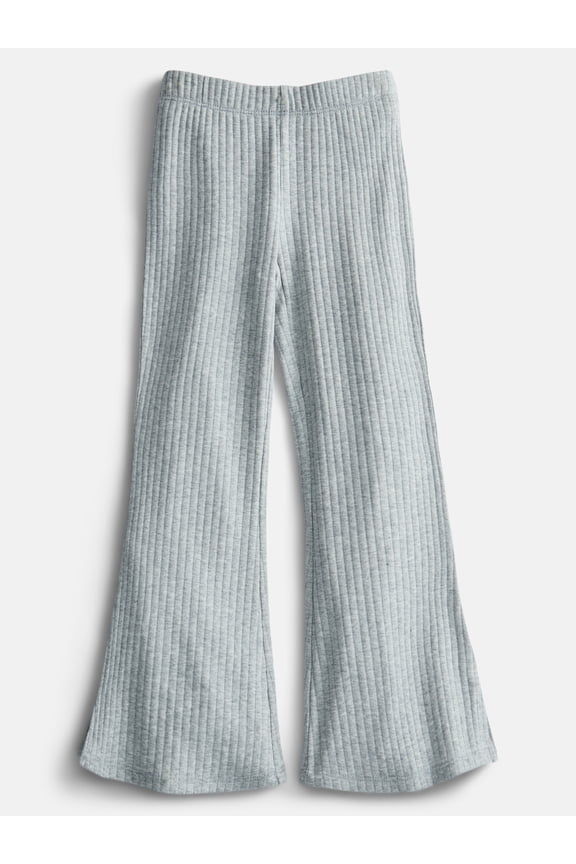 Girls' Ribbed Flare Pants, Sizes 4-18