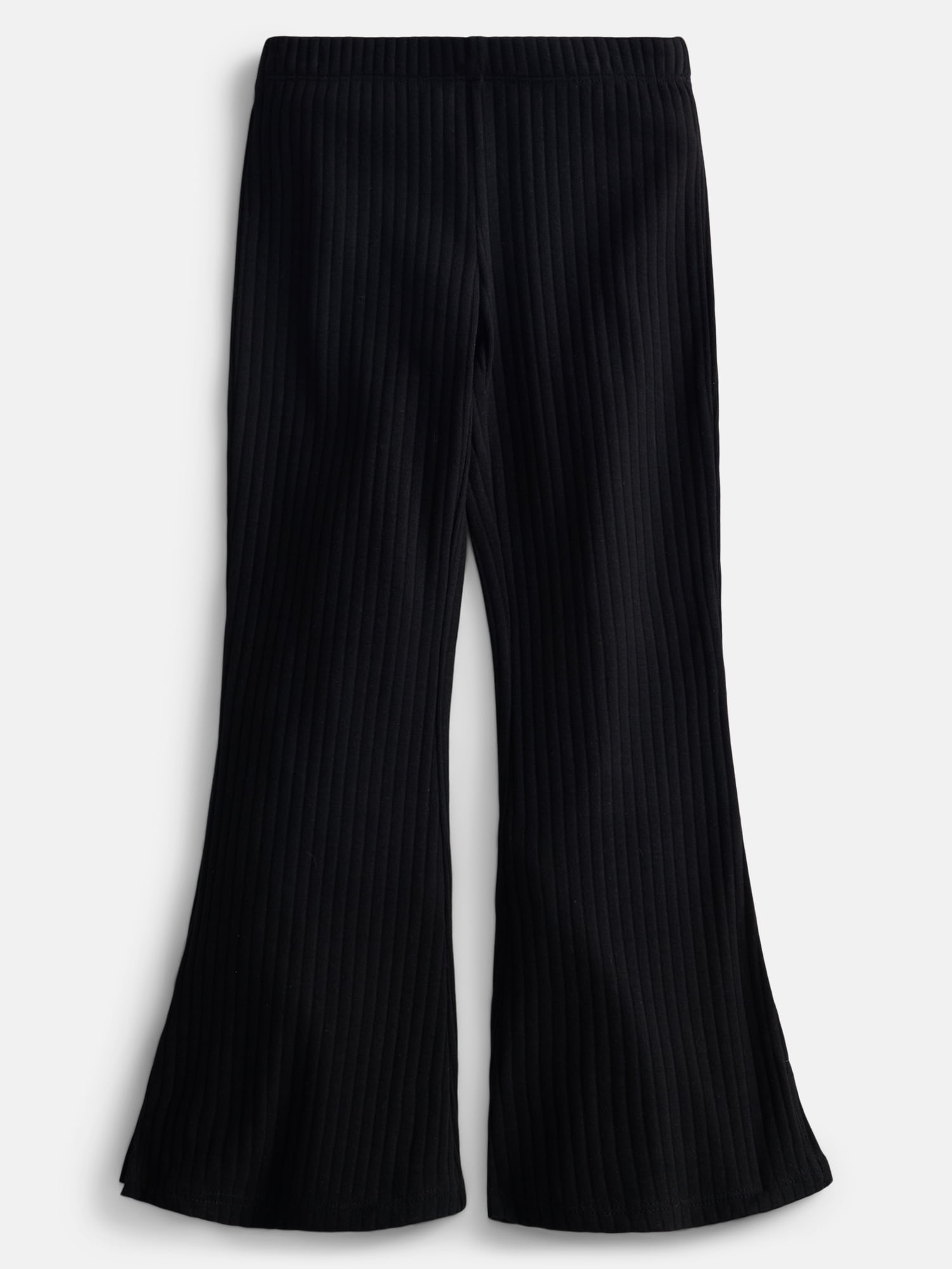 Wonder Nation Girls' Ribbed Flare Pants, Sizes 4-18