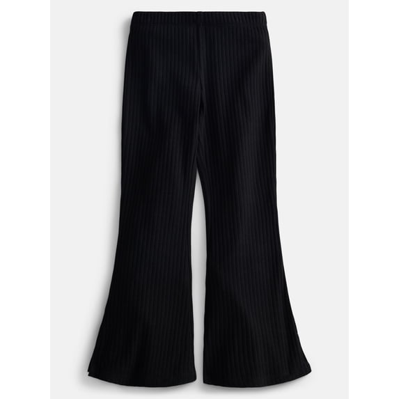 Wonder Nation Girls' Ribbed Flare Pants, Sizes 4-18