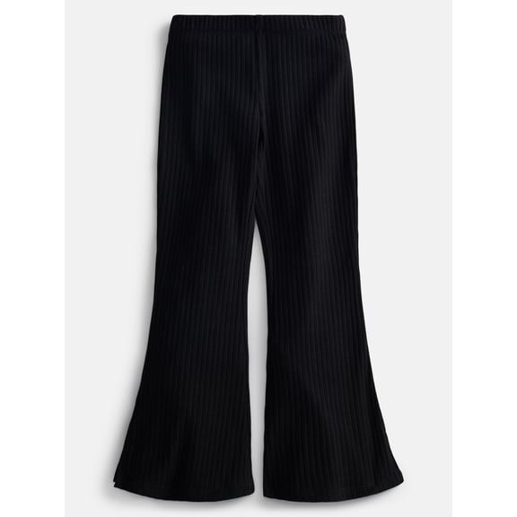 Wonder Nation Girls' Ribbed Flare Pants, Sizes 4-18