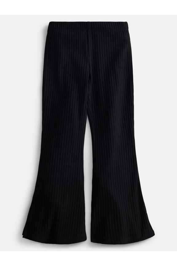 Girls' Ribbed Knit Flare Pants, Sizes 4-18