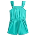 thumbnail image 1 of Wonder Nation Toddler Girls Ruffle-Strap Romper, Sizes 12M–5T, 1 of 3