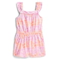 thumbnail image 1 of Wonder Nation Toddler Girls Ruffle-Strap Romper, Sizes 12M–5T, 1 of 3