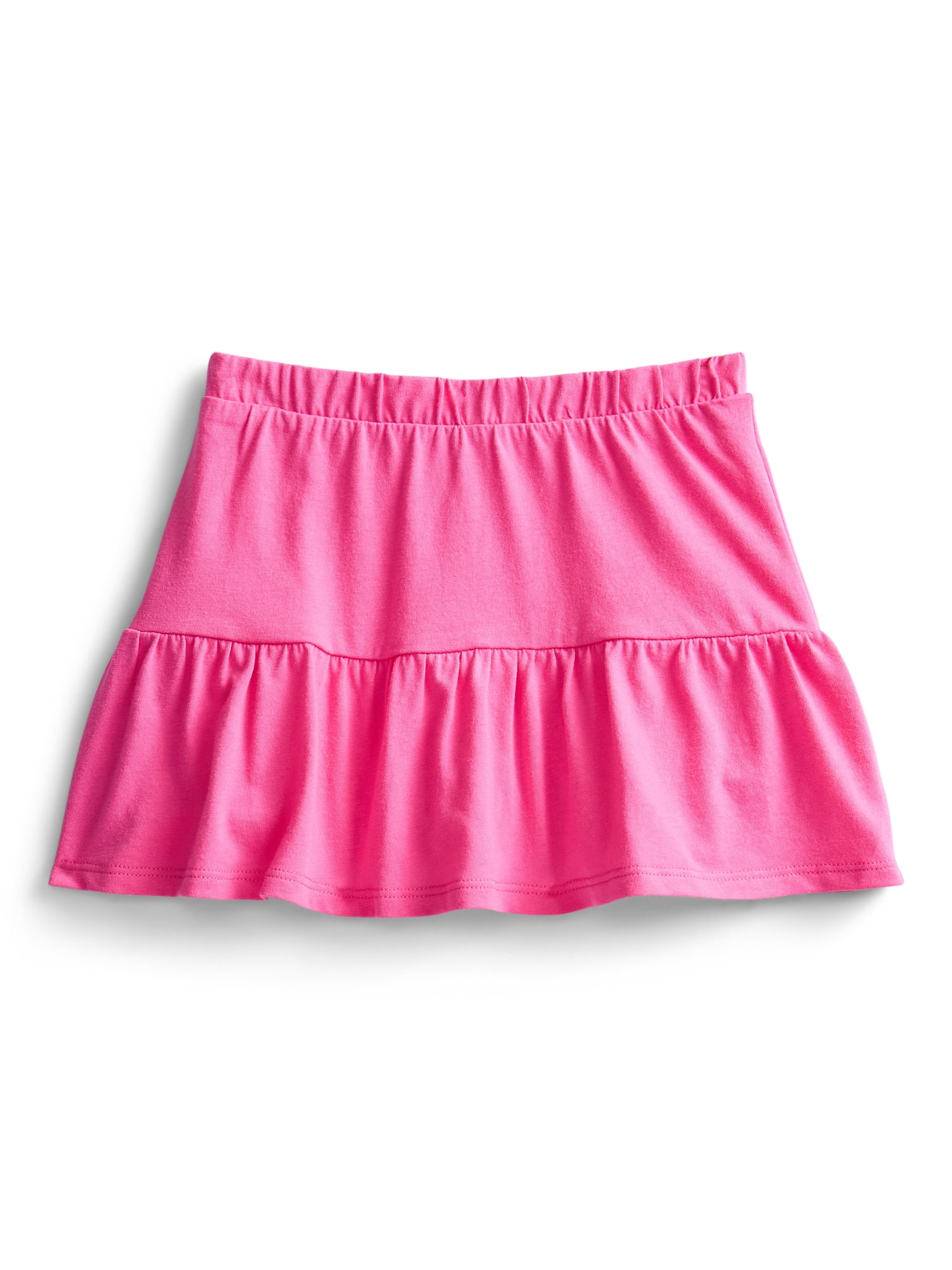 Wonder Nation Toddler Girls Tiered Ruffle Scooter Skirt, Sizes 18M-5T