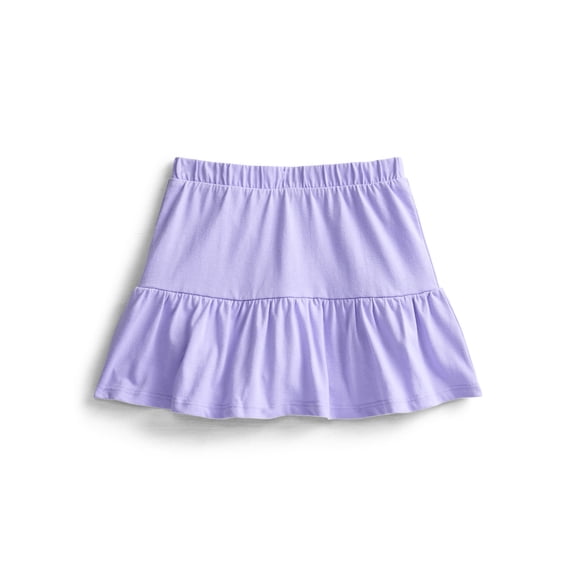 Wonder Nation Toddler Girls Tiered Ruffle Scooter Skirt, Sizes 18M-5T