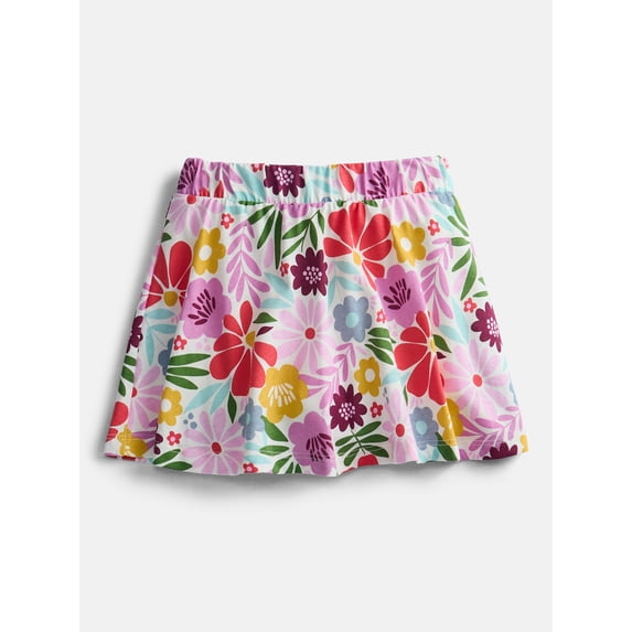 Wonder Nation Toddler Girls' Scooter Skirt, Sizes 18M-5T