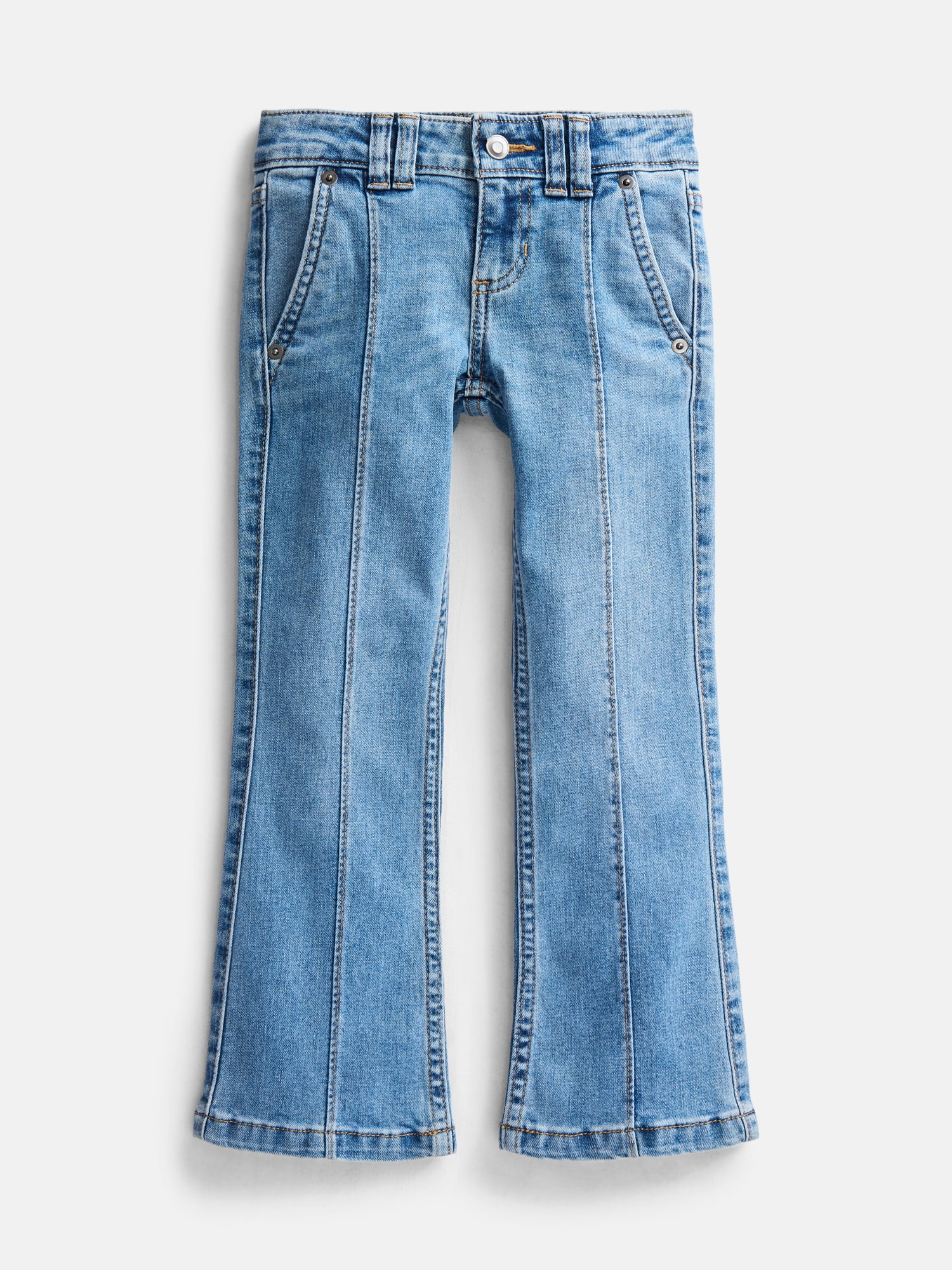 Wonder Nation Girls Front Seam Flare Jean, Sizes 4-18