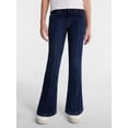 thumbnail image 1 of Wonder Nation Girls Front Seam Flare Jeans, Sizes 4-18, 1 of 6
