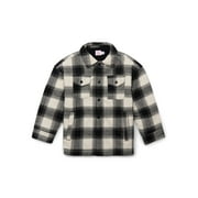 Boys Shacket with Long Sleeves, Sizes 4-18 & Husky