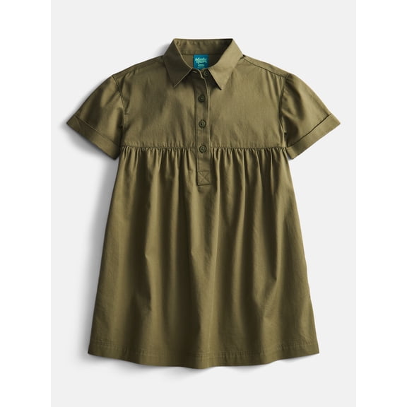 Wonder Nation Girls Cotton Shirt Dress Sizes 4-18 & Plus
