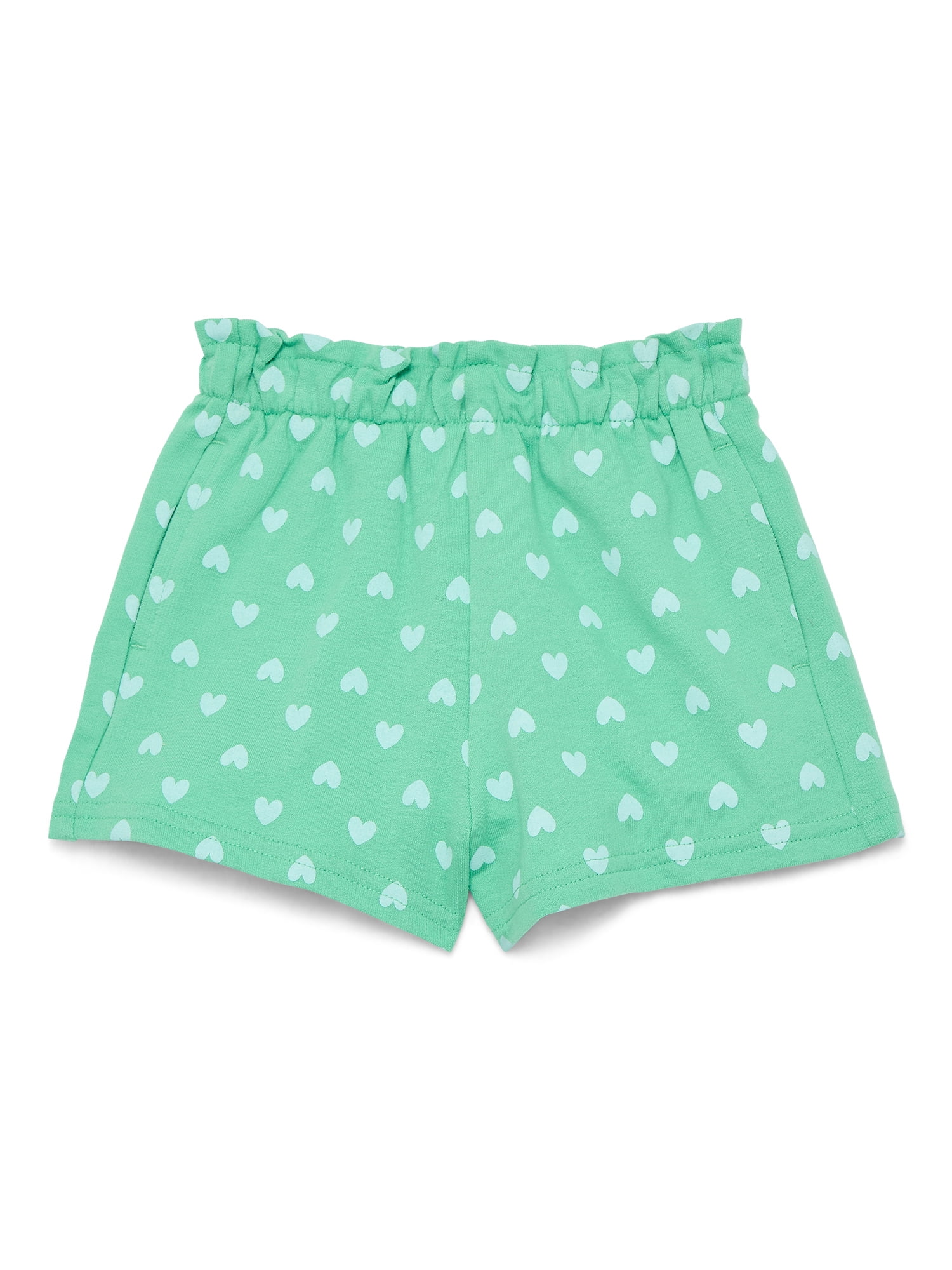 Wonder Nation Toddler Girls Pull On Knit Shorts, Sizes 18M-5T
