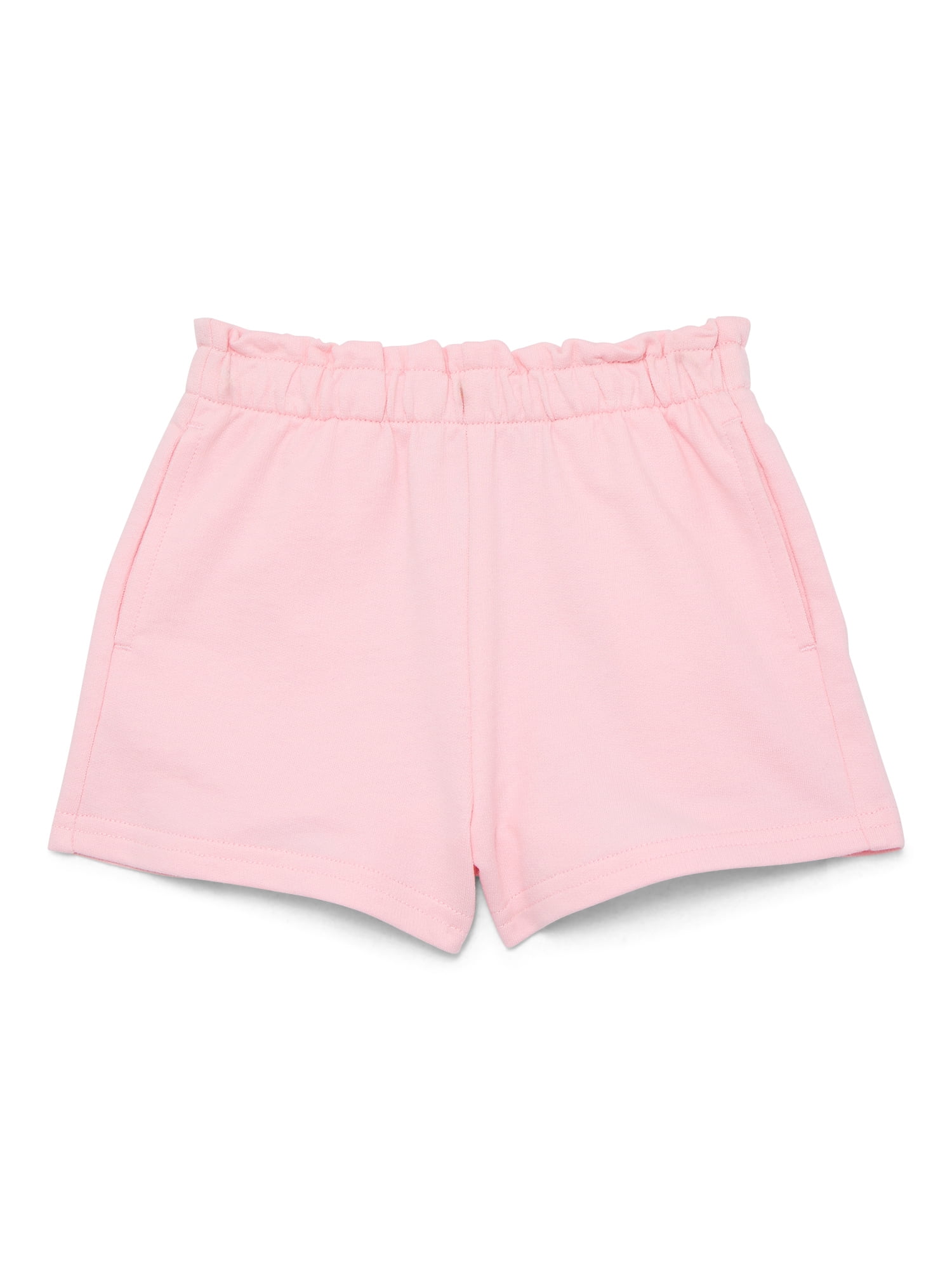 Wonder Nation Toddler Girls Pull On Knit Shorts, Sizes 18M-5T