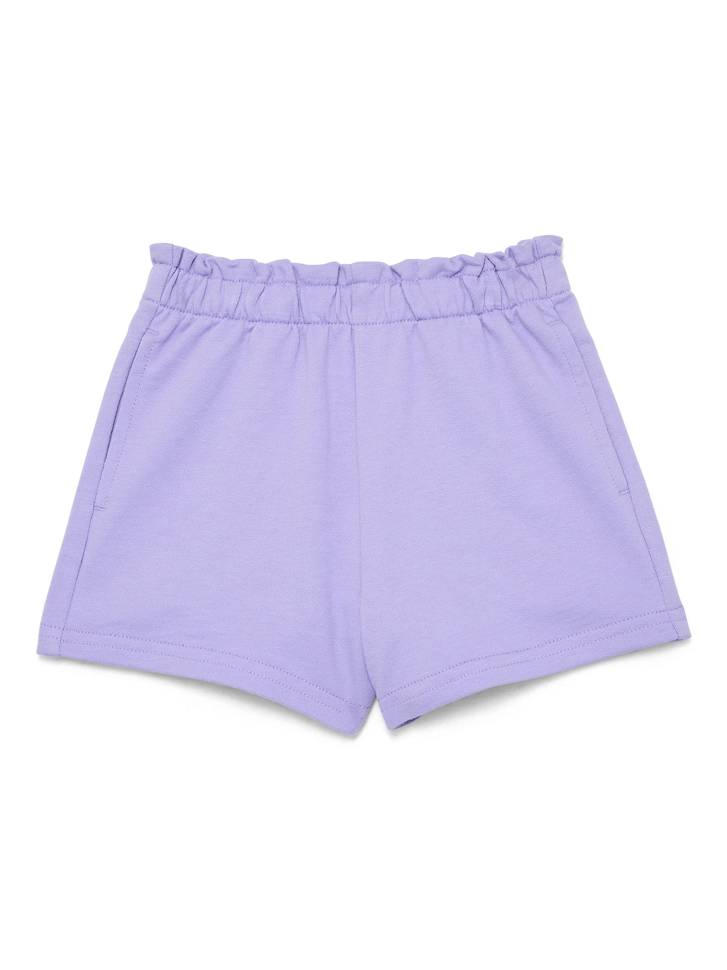 Wonder Nation Toddler Girls Pull On Knit Shorts, Sizes 18M-5T