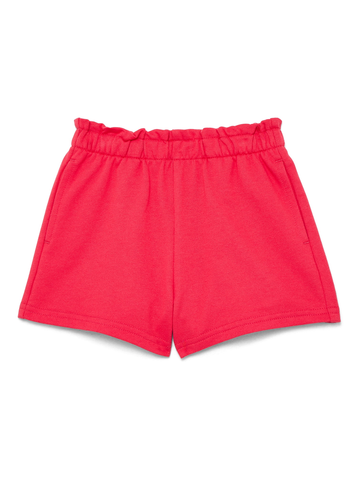 Wonder Nation Toddler Girls Pull On Knit Shorts, Sizes 18M-5T