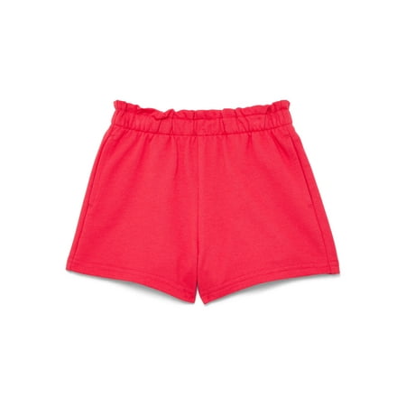 Wonder Nation Toddler Girls Pull On Knit Shorts, Sizes 18M-5T