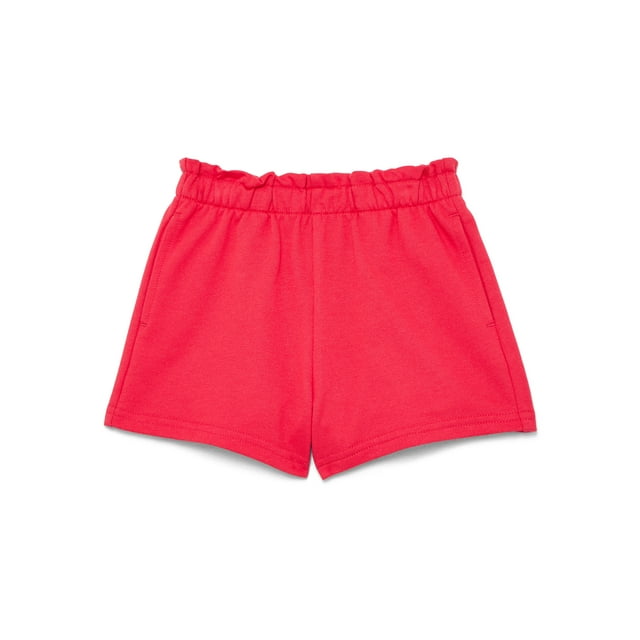 Wonder Nation Toddler Girls Pull On Knit Shorts, Sizes 18M-5T