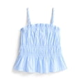 thumbnail image 1 of Wonder Nation Girls Smocked Peplum Top, Sizes 4-18, 1 of 3