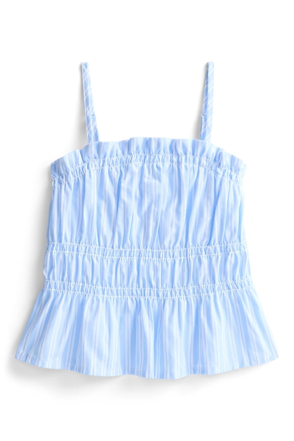 Girls Smocked Peplum Top, Sizes 4-18