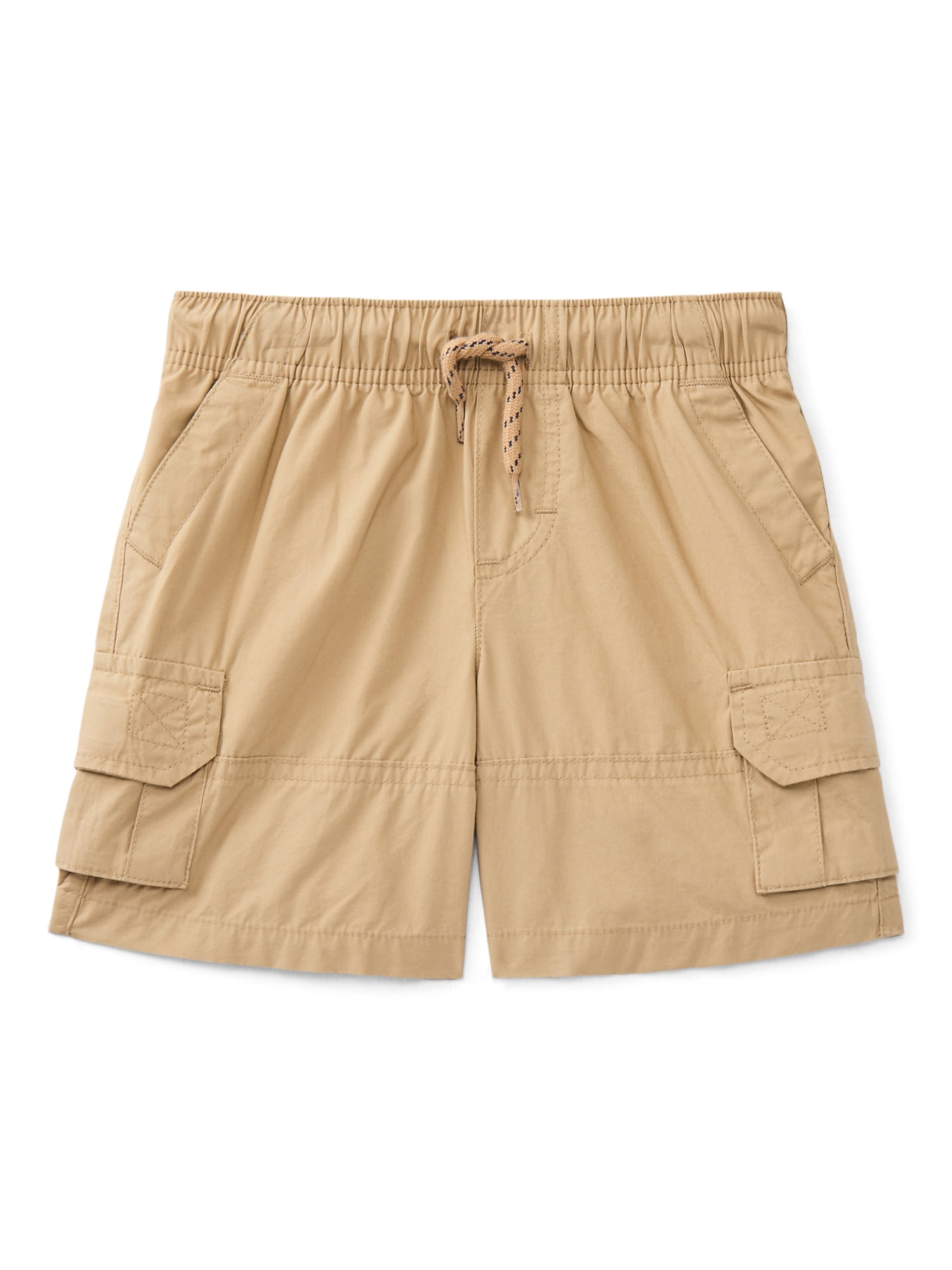 Wonder Nation Boys Soft Cargo Shorts, Sizes XS-XXL & Husky
