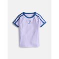 thumbnail image 1 of Wonder Nation Girls Sporty Graphic Top with Short Sleeves, Sizes 4-18 & Plus, 1 of 3