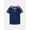 thumbnail image 1 of Wonder Nation Girls Sporty Graphic Top with Short Sleeves, Sizes 4-18 & Plus, 1 of 3