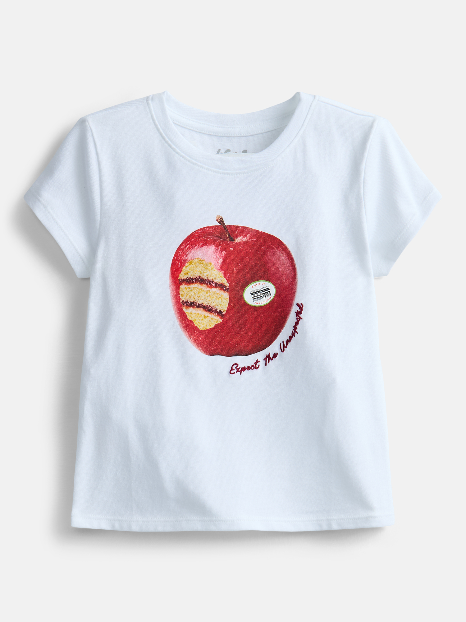 Playera gráfica adornada de manga corta para niña, tallas 4-18 y plus