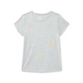thumbnail image 1 of Wonder Nation Girls Embellished Graphic Tee with Short Sleeves, Sizes 4-18 & Plus, 1 of 3
